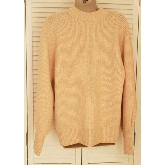NWT $79 1.STATE V-NECK SWEATER IN PINK MELANGE SZ LARGE - Picture 6 of 10
